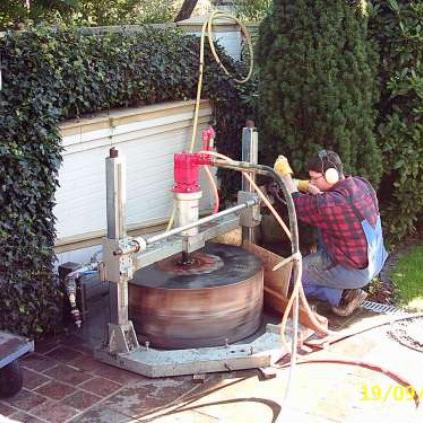 Kernbohrung Durchmesser 1000mm