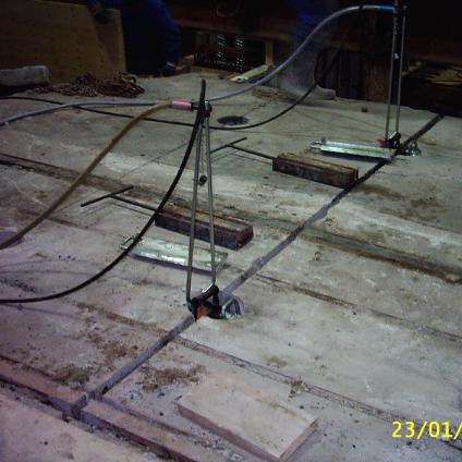 Vorbereitung Sprengvorgang