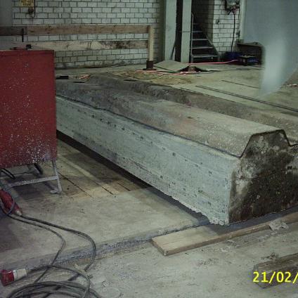 Betonwand 60cm stark inkl. Spundwand